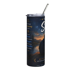 To My Son 20oz Stainless Steel Tumbler – Inspirational  Gift from Dad