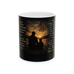 To My Dad Ceramic Mug – Heartfelt Love & Appreciation Gift for Dad | 11oz & 15oz