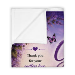 To My Grandmother Blanket — Heartfelt Gift From Granddaughter - To Guiding Light"Keepsake Throw Blanket