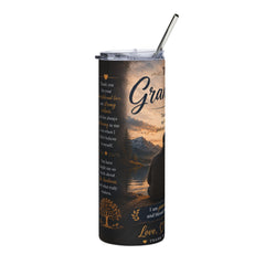 To My Grandfather 20oz Stainless Steel Tumbler -  Heartfelt Gift for Grandpa