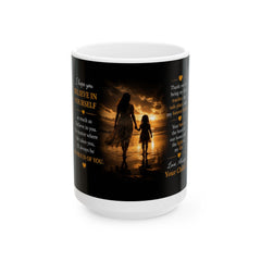 To My Mom Ceramic Mug — I Love You Mom Heartfelt & Inspirational Gift | 11oz & 15oz